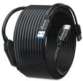 Продолжен кабел USB MEDIARANGE MRCS243, USB 3.0, активен, црн