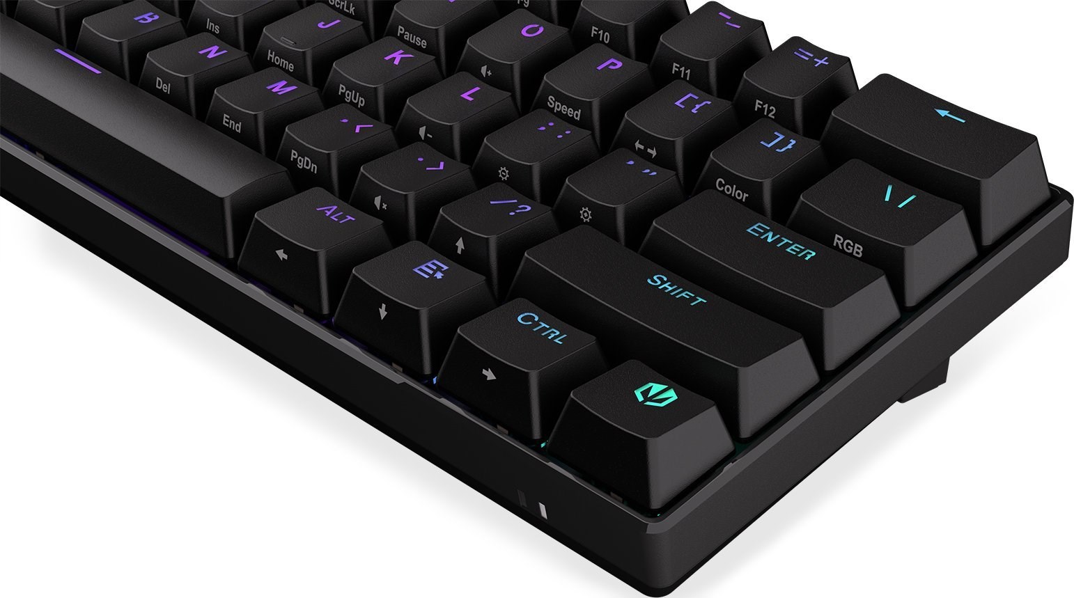 Tastierë mekanike Endorfy Thock Compact, USB, Kailh Red, RGB, e zezë