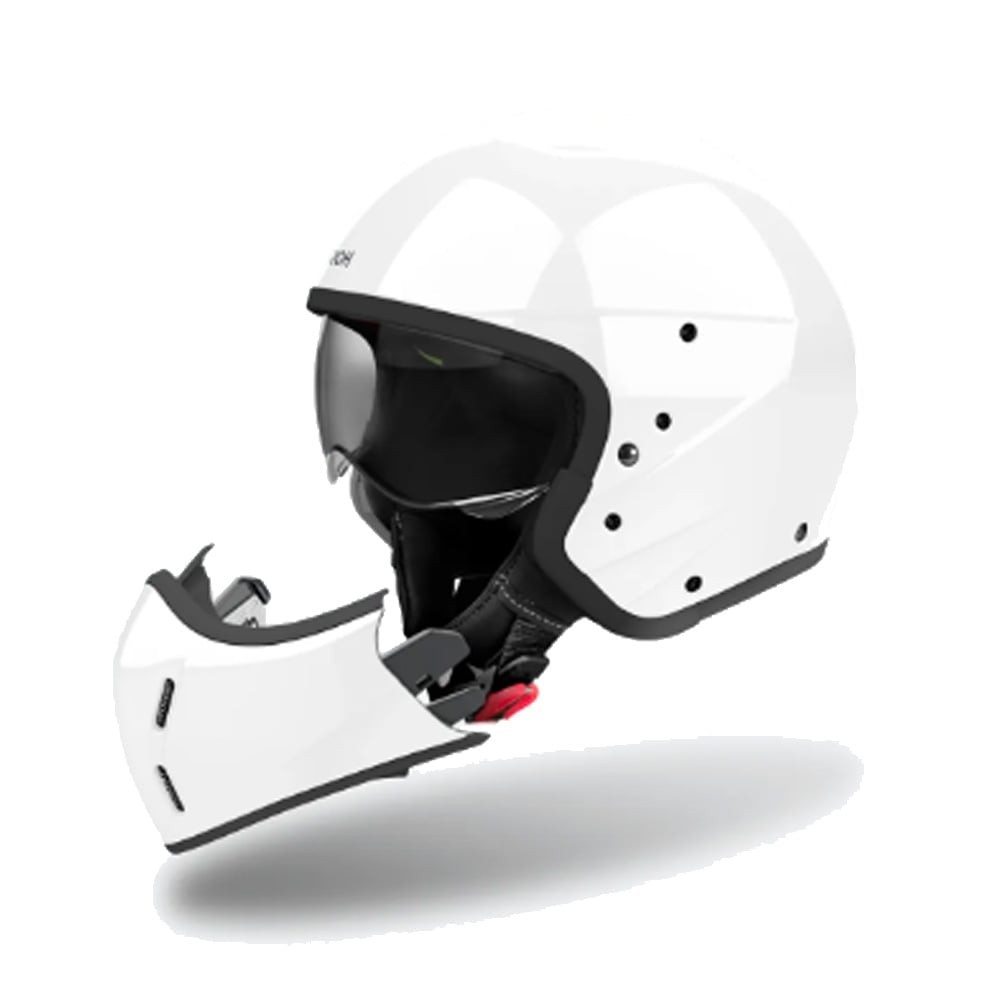 Модуларна кацига Аирох J 110 Color, за мотор, големина XL, бела