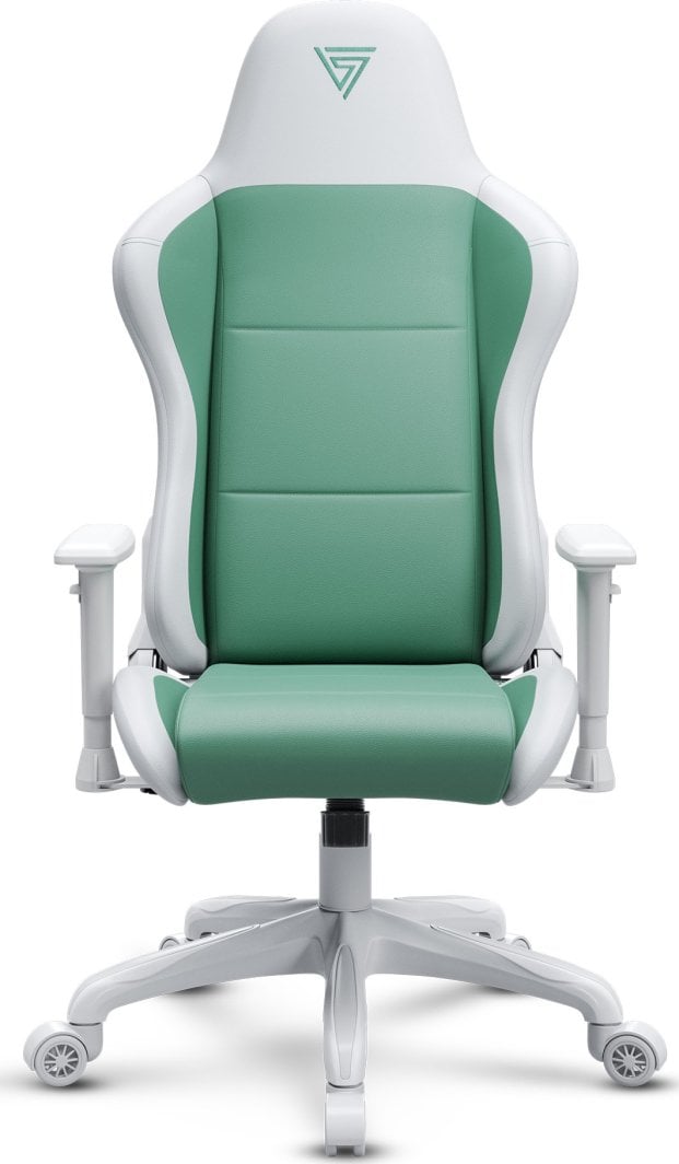 Стол SENSE7 Spellcaster FUKU PU, бела/зелена боја