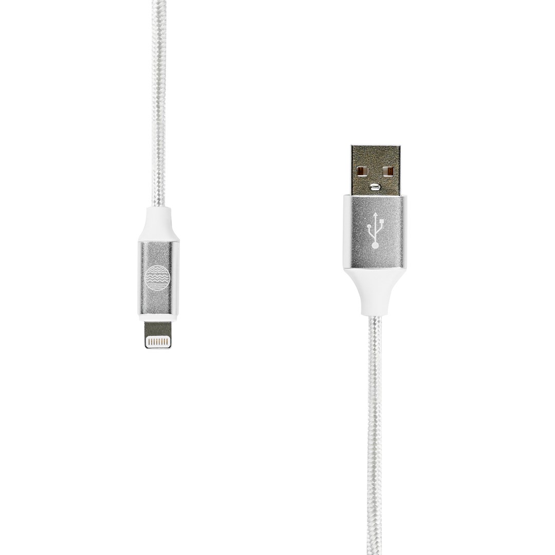 Kabllo Our Pure Planet USB-A në Lightning, 1.2 m, MFi-certifikuar, e bardhë