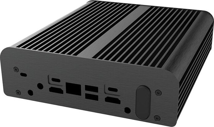 Кутија за компјутер Akasa Newton RC, безвентилаторска, за ASUS NUC 14 Pro, црна