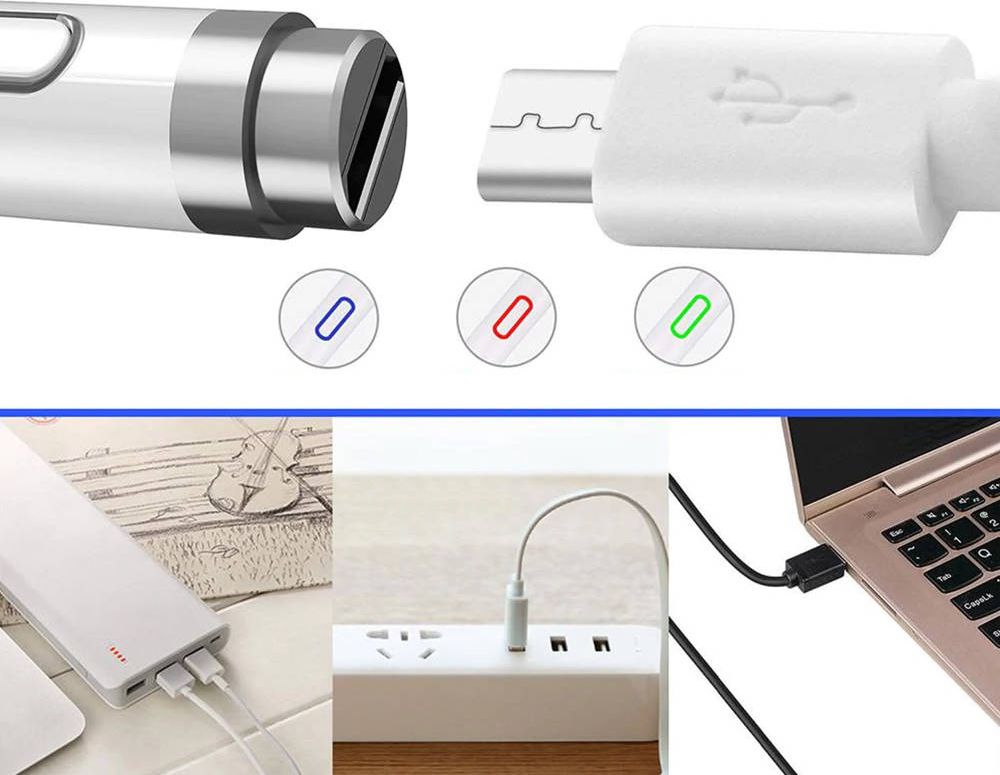 Stilus aktiv Strado ASP01, për ekran me prekje, i bardhë