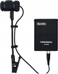 Mikrofon kondensator për instrument Superlux PRA383DXLR, gooseneck, kapsje për instrument, i zi