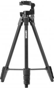 Tripod Camrock CP-510, lartësi 40 130 cm, me kokë 3D, i zi