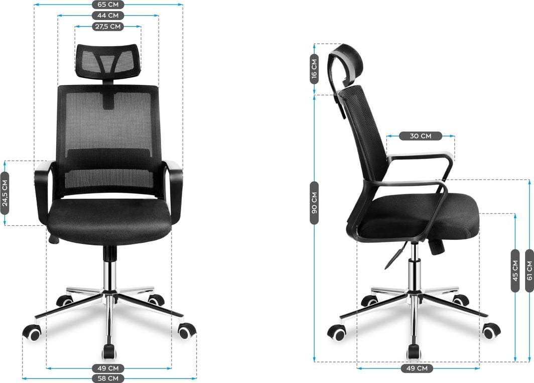 Karrige zyre Huzaro Manager 2.1, e zezë