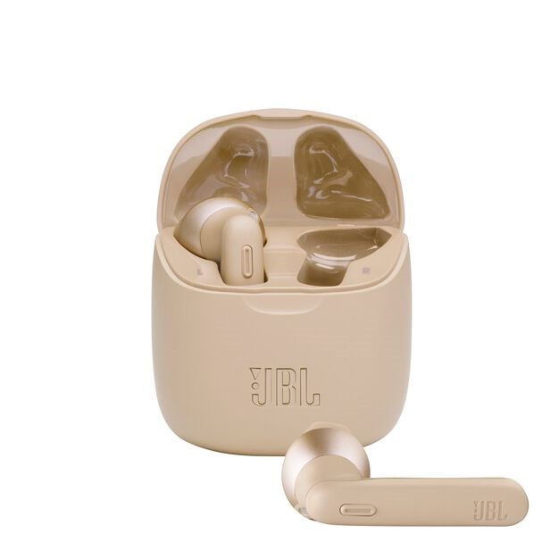 Kufje Wireless JBL Tune T225TWS, In-Ear, 25h Bateri, të arta