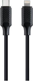 Kabllo Gembird USB-C - Lightning (CC-USB2-CM8PM-1.5M), 1.5 m, e zezë