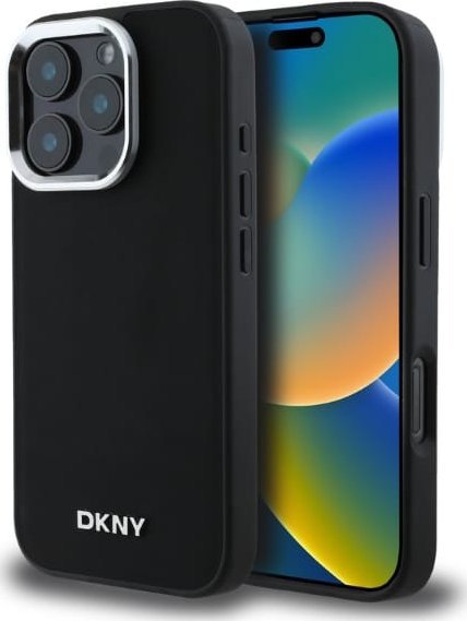 Mbulesë telefon DKNY DKHMP14LPSCMCLK, për iPhone 14 Pro 6.1", MagSafe, e zezë
