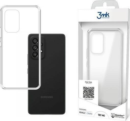 Këllëf telefoni 3MK Clear Case, për Samsung A53 5G, transparent