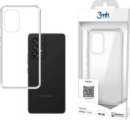 Këllëf telefoni 3MK Clear Case, për Samsung A53 5G, transparent