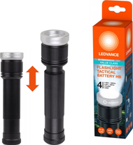 Dritë dore Ledvance Tactical IP65, LED dritë e ftohtë, e zezë