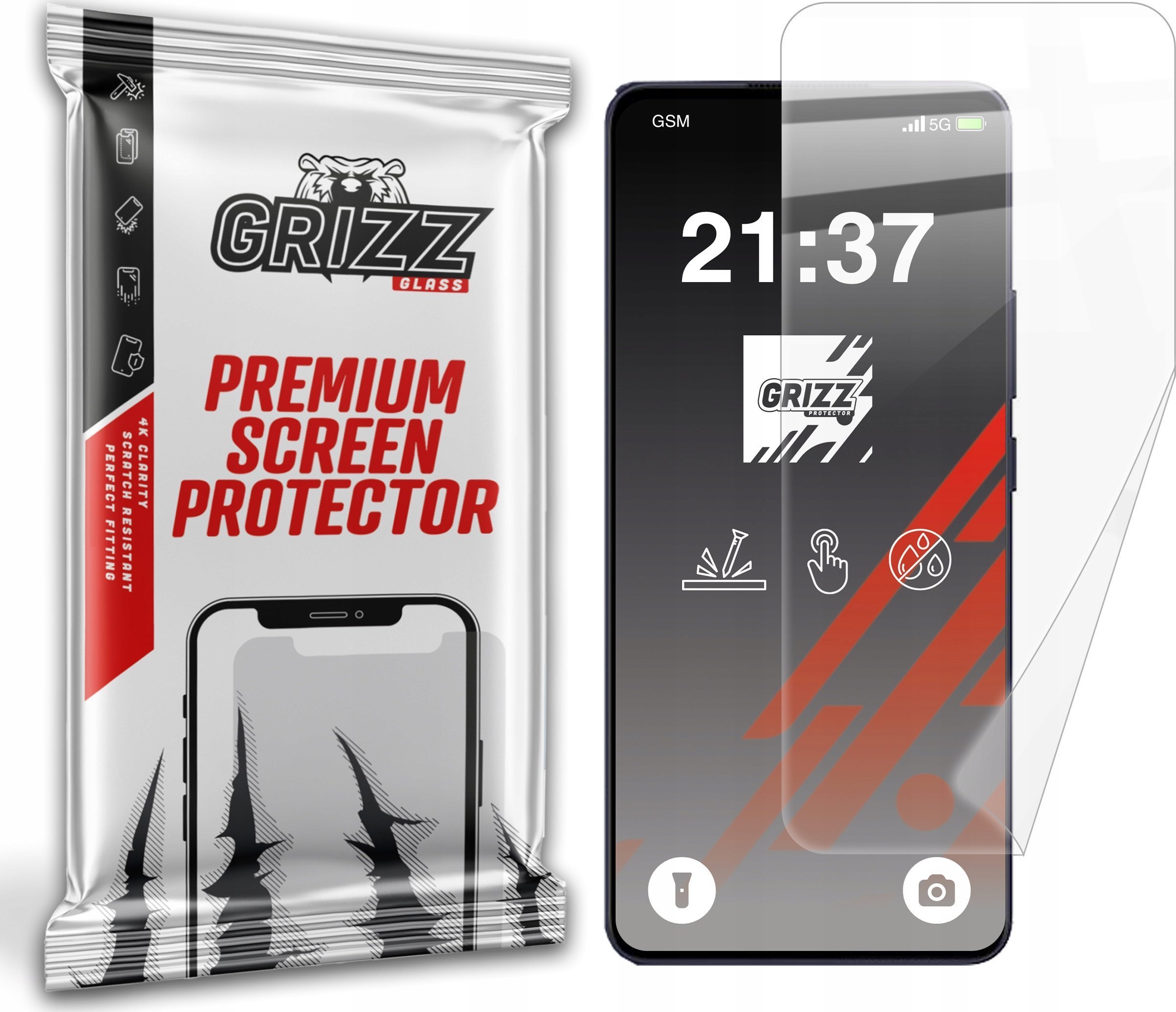 Керамички заштитен филм Grizz CeramicFilm за Oppo Reno13 F 4G, транспарентен