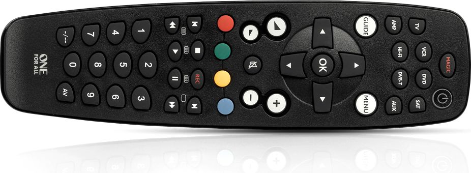 Telekomandë universale RTV One For All (URC2981), e zezë