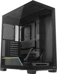 Kутија компјутер MODECOM Volcano Stellar Plus ARGB MIDI, без вентилатори, црна