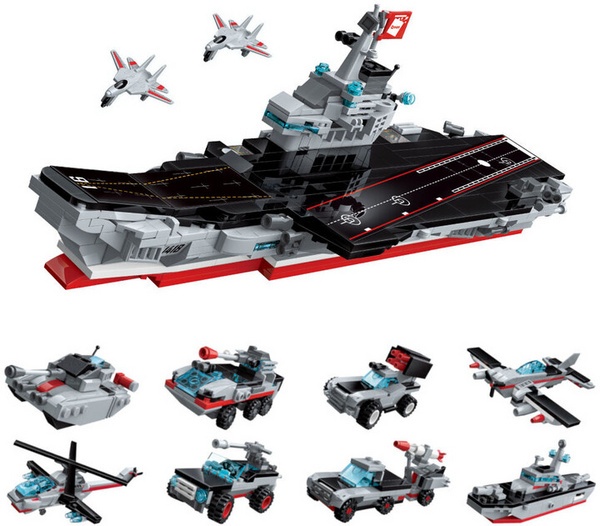 Set lodër Qman Trans Collector: Chinese Aircraft Carrier Liaoning (1418D), 678 pjesë
