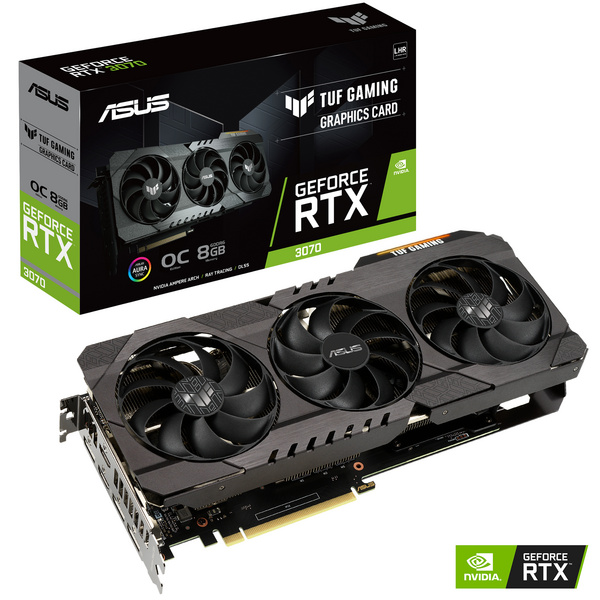 Kartelë grafike ASUS TUF Gaming TUF-RTX3070-O8G-V2-GAMING NVIDIA GeForce RTX 3070 8 GB GDDR6