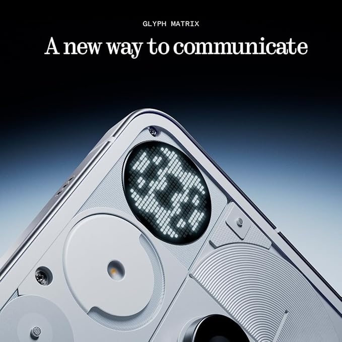 Celular Nothing Phone (3), 6.67″, 12 GB RAM, 256GB, i bardhë