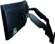 Mbajtëse muri për monitorë Art RAMART L-14GW, 2 monitorë 13"–27", rrotullim 360°, e zezë