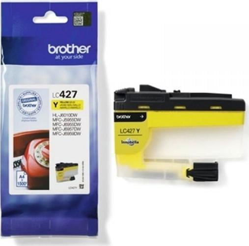 Kartutxh boje Brother LC-427Y, inkjet, e verdhë, për Brother MFC-J