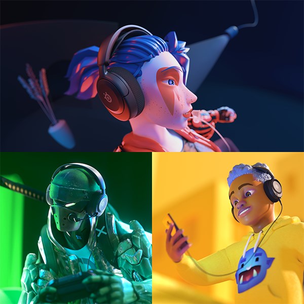 Kufje SteelSeries Arctis Nova 1, Gaming, 3.5mm Jack, e zezë