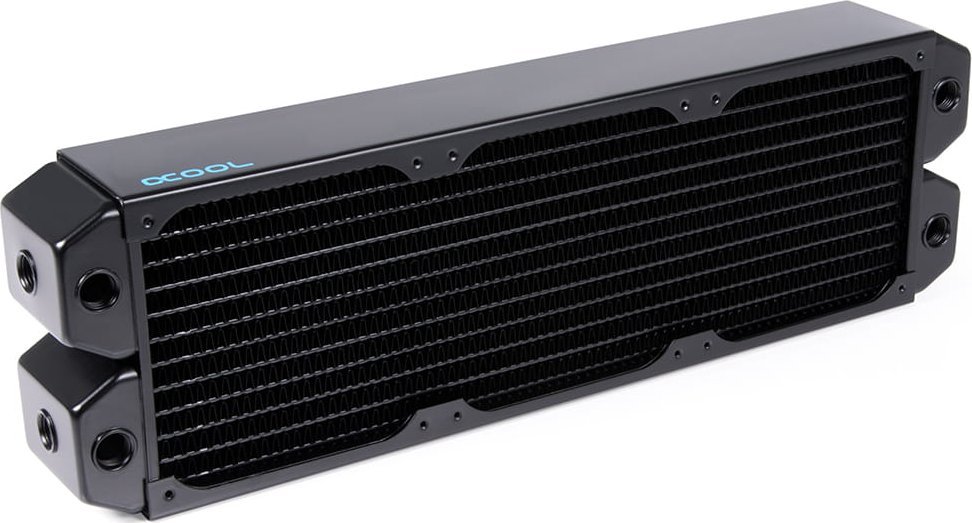 Radiator uji Alphacool NexXxoS UT60 Full Copper Dual Flow 360mm, për ftohje liquide PC, i zi