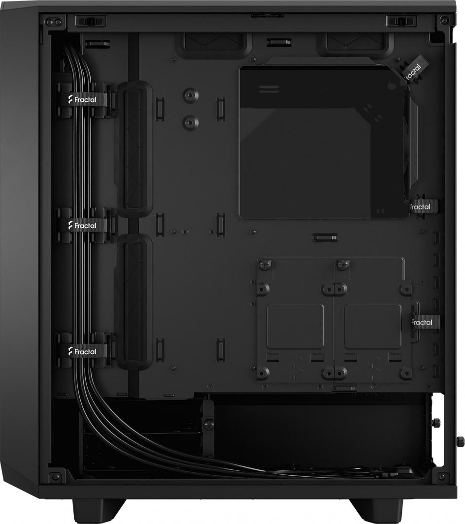 Kasë Fractal Design Meshify 2 Compact TG Dark Tint, e zezë, Midi Tower