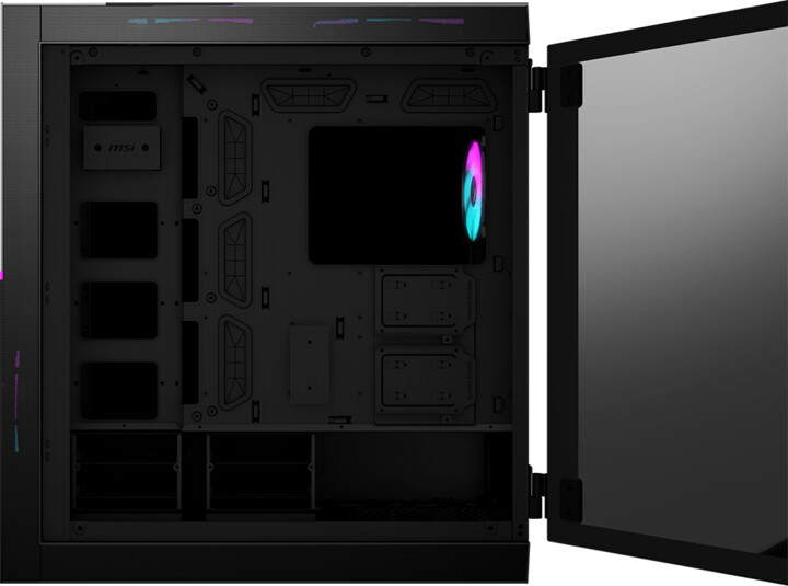 Kasë MSI MPG SEKIRA 500X, 1xARGB 120mm, e zezë