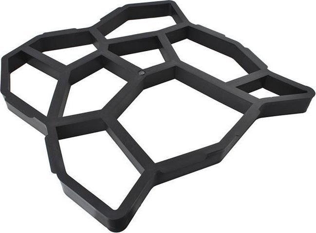 Kallëp për gurë dekorativë, formë mozaik, plastik, i zi