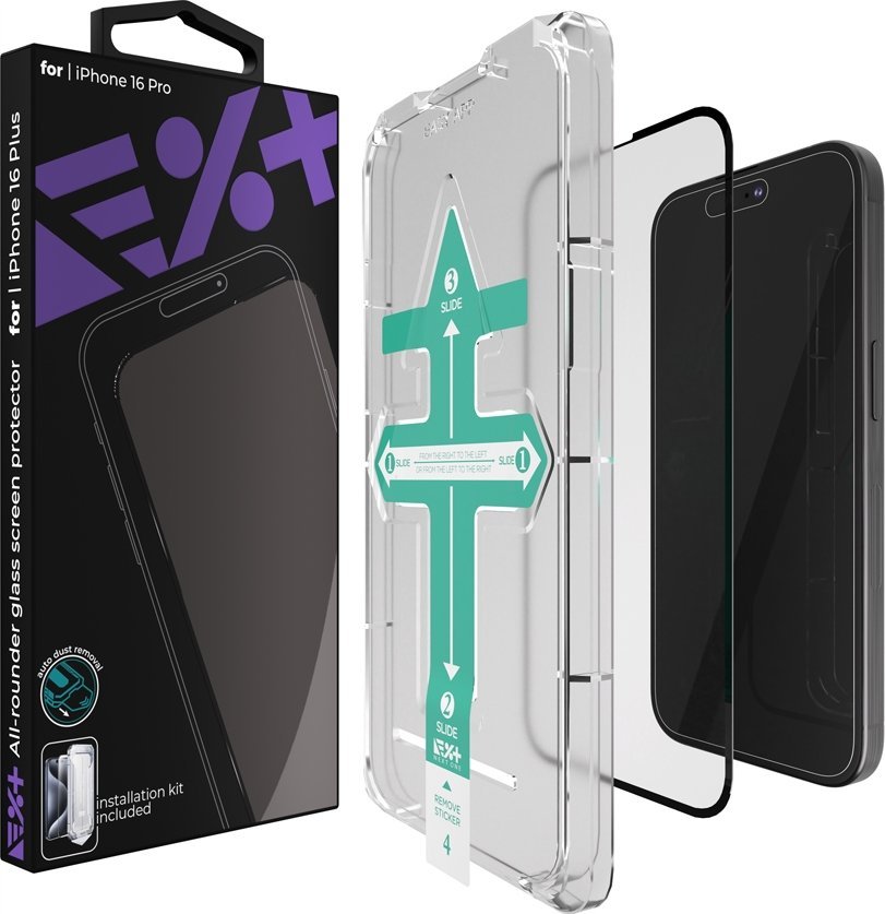 Заштитно стакло Next One All Rounder за iPhone 16 Pro, висока проѕирност