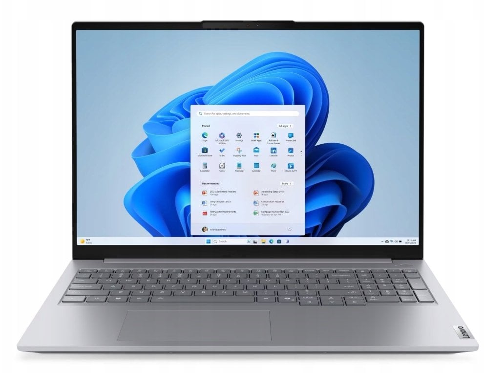 Laptop Lenovo ThinkBook 16 G9, 16", Intel Core 7 240H, 16GB RAM, 512GB SSD, Intel UHD Graphics 64EUs, gri