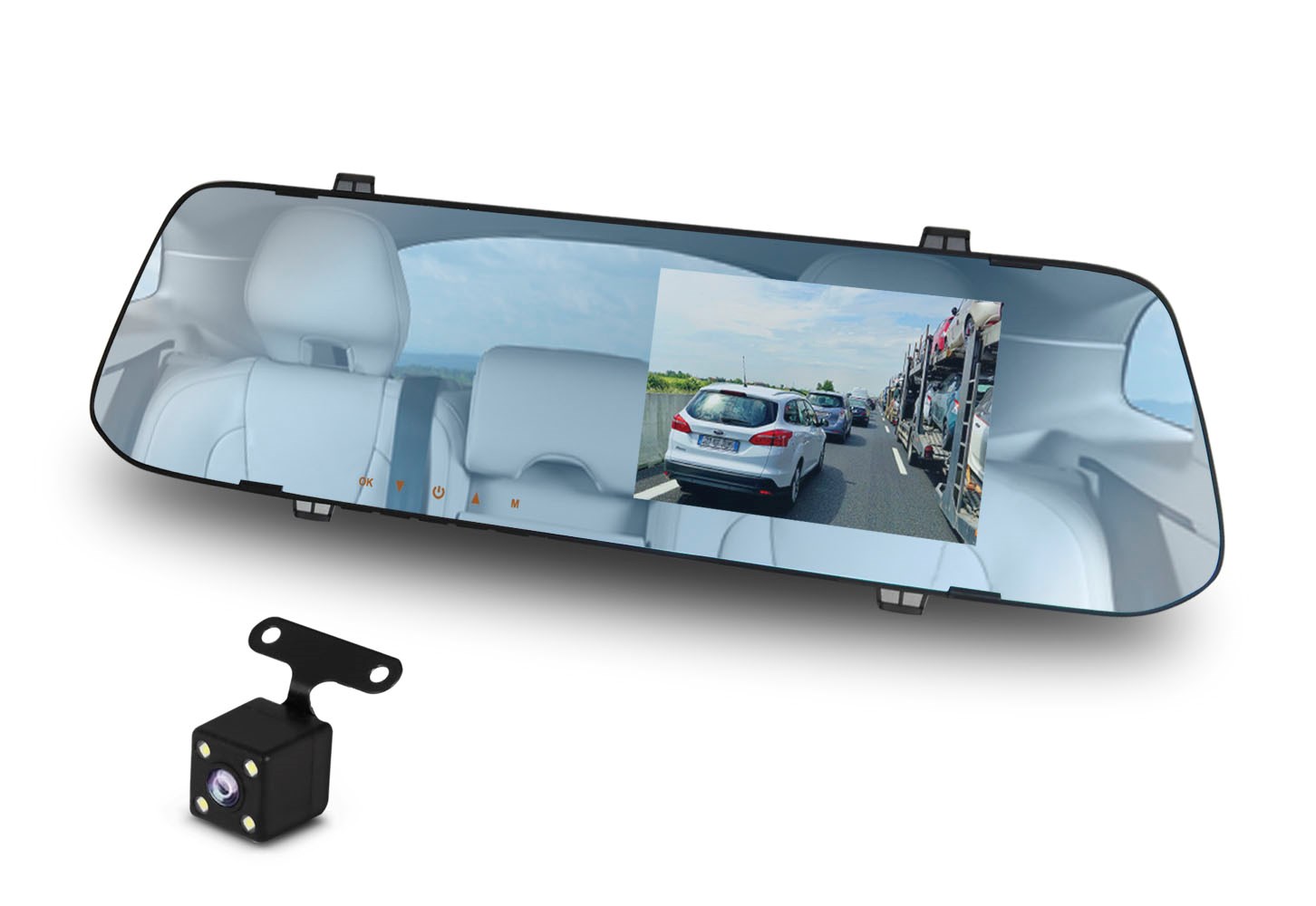 Kamerë makinash Esperanza XDR106 Mirror, 1080p, e zezë