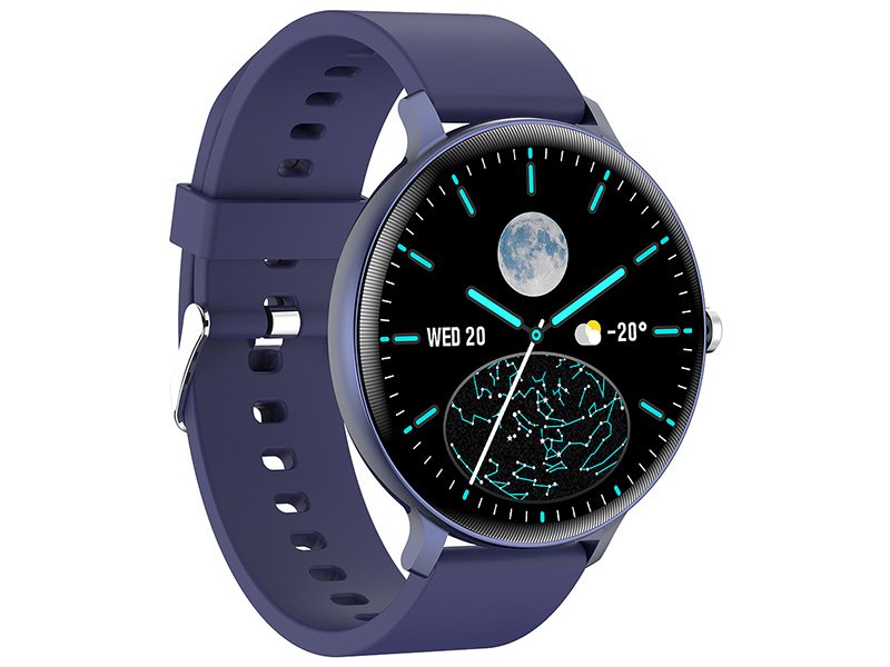 Smartwatch Tracer TW10, 1.2" IPS, Bluetooth 5.1, blu navy