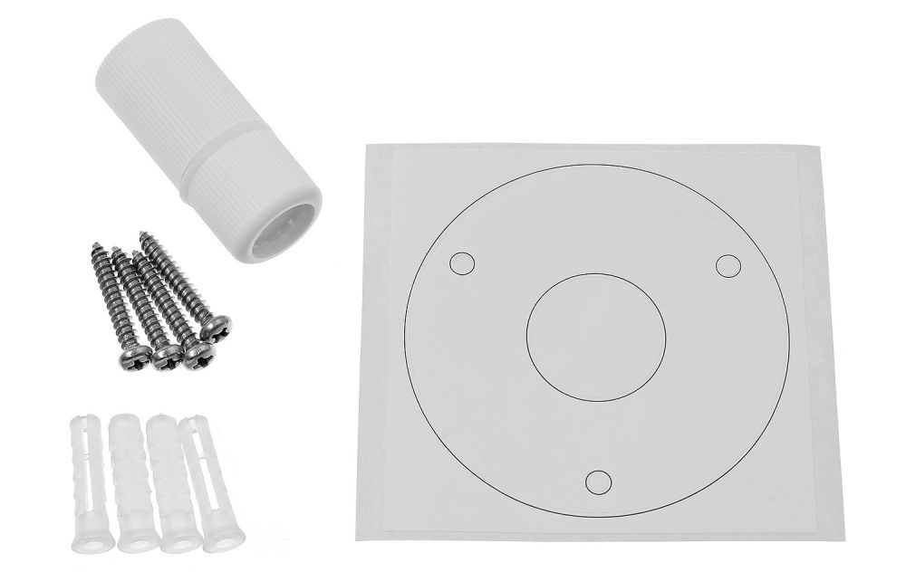 Kamerë sigurie Dahua IPC-HFW2541E-S-0280B, 5 MP, 2592 x 1944, me mikrofon të integruar, e bardhë