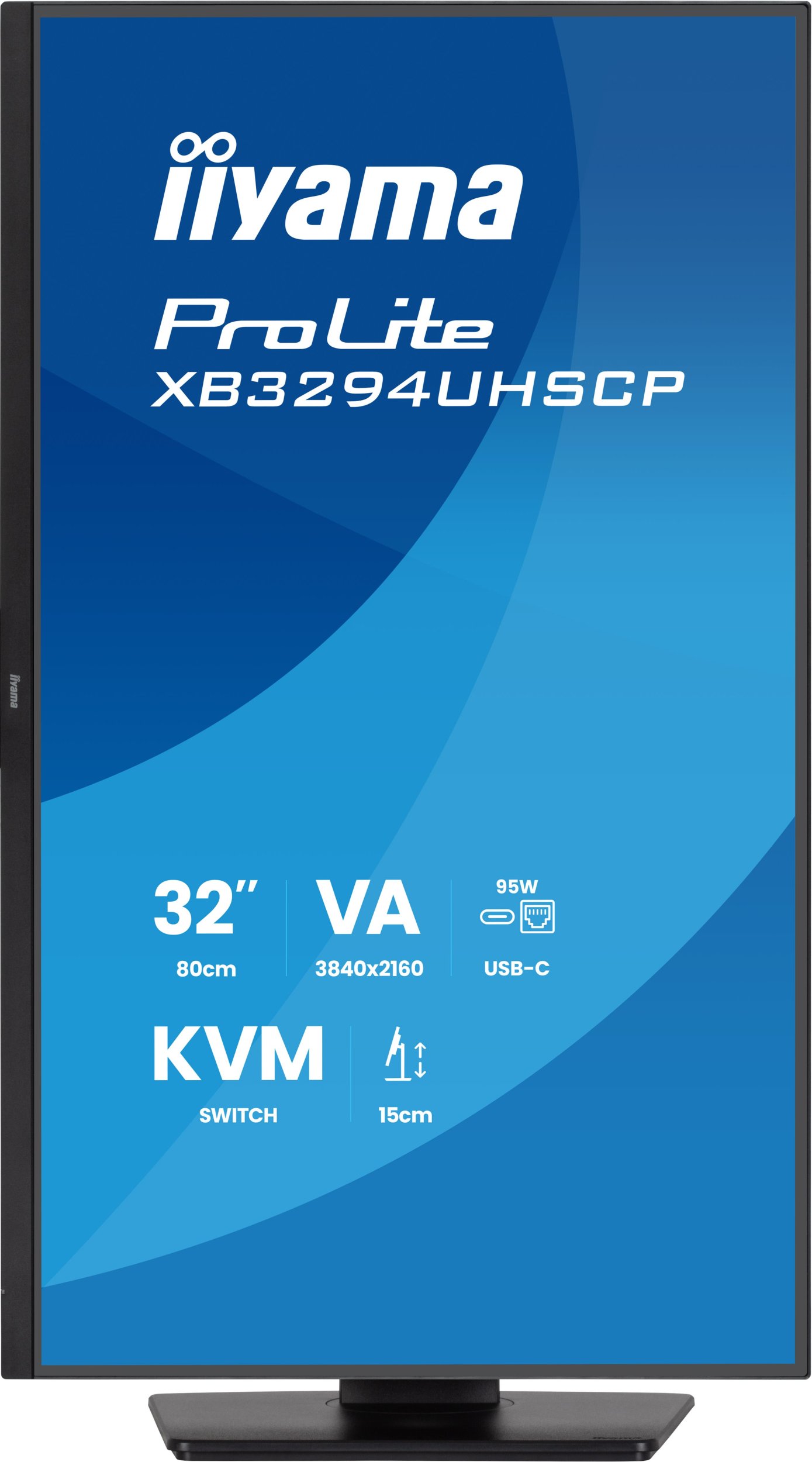 Monitor Iiyama ProLite XB3294UHSCP B1, 31.5", 4K UHD, i zi