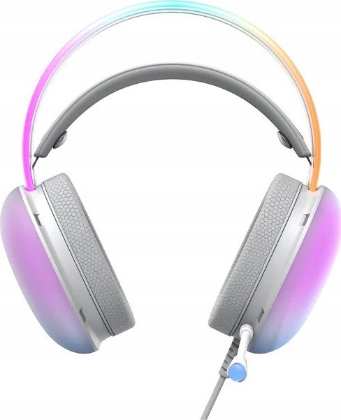 Kufje gaming Havit H2037d, me mikrofon, me dhe pa tela, të bardha