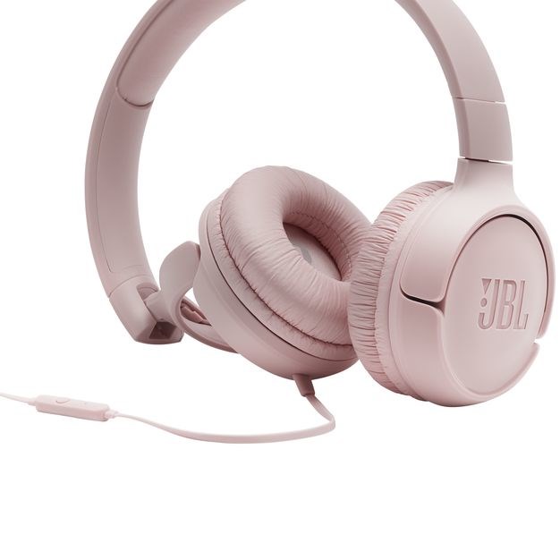 Kufje JBL Tune 500, Over-Ear, 3.5mm, me mikrofon, rozë