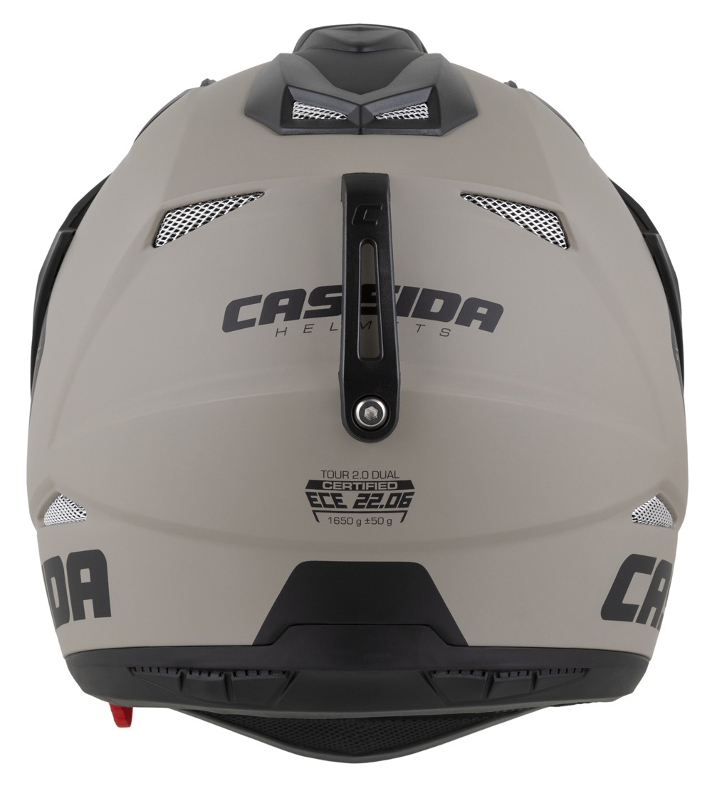 Kaskë moto CASSIDA Tour 2.0 Dual, polikarbonat, visor Pinlock ready, rërë mat e zezë