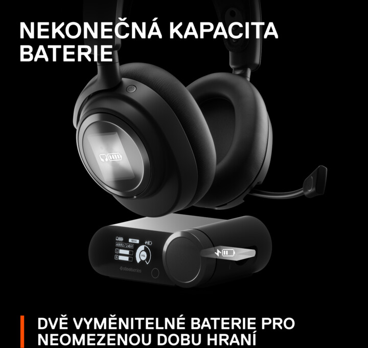 Слушалки SteelSeries Arctis Nova Pro Wireless X, црни