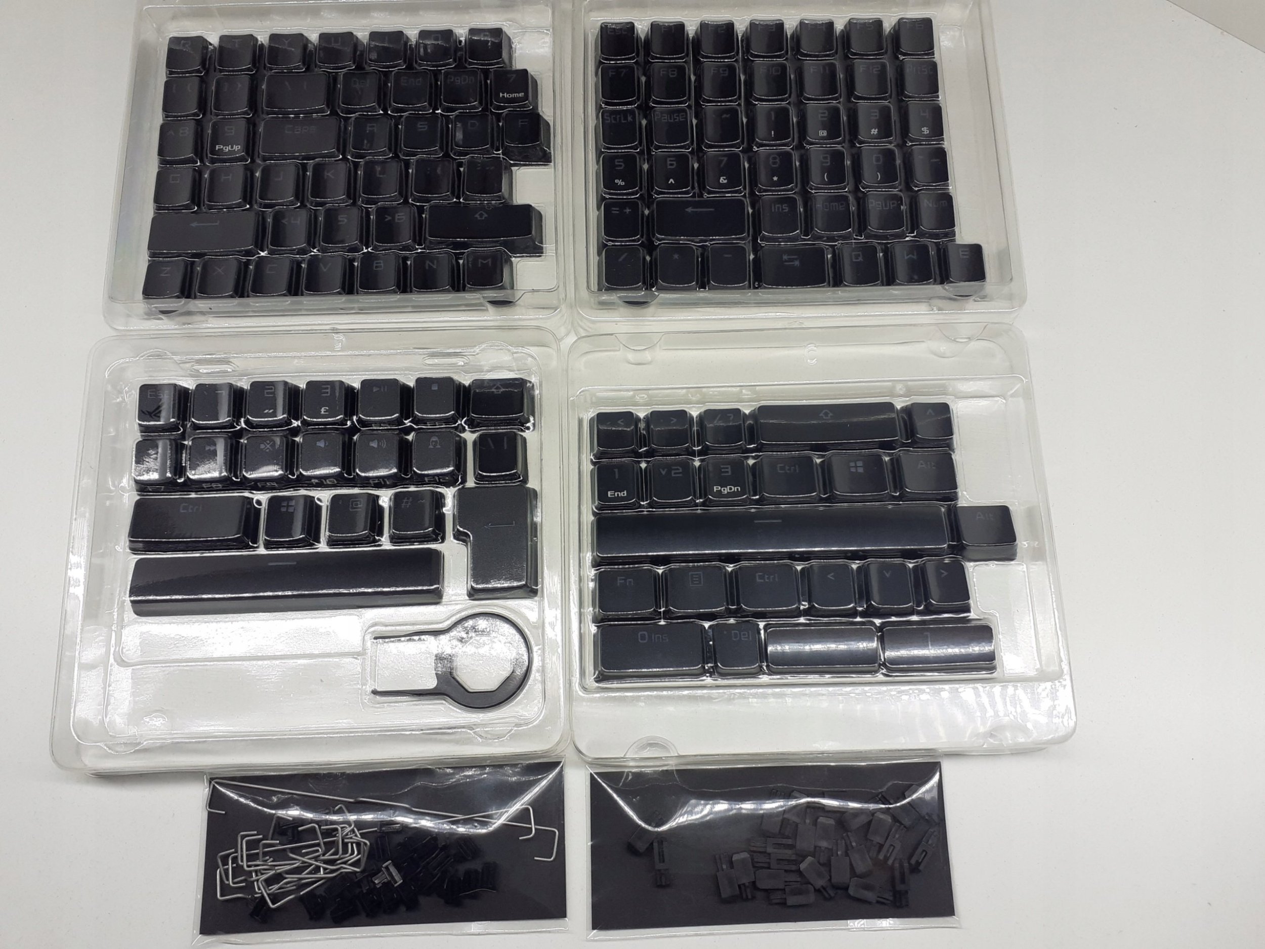 Kapakë tastiere ASUS ROG PBT AC03, për tastierë mekanike, doubleshot, të zezë