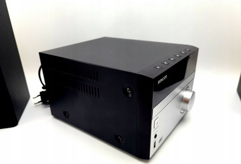 Mikrosistem stereo Sencor SMC 4600DBR Tower, 30W, Bluetooth USB CD MP3, argjendtë
