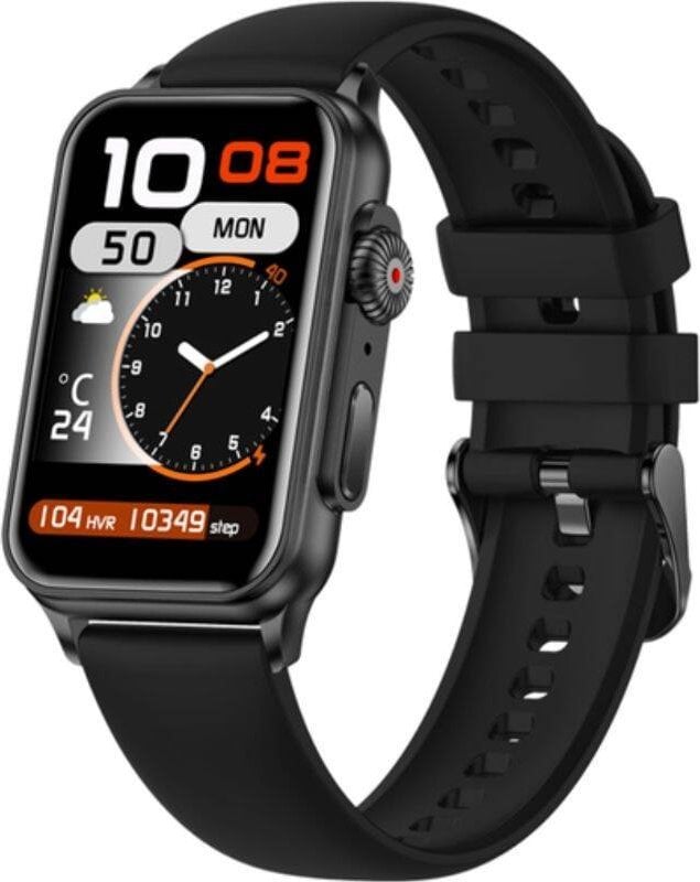Smartwatch Rubicon RNCF06, 1.57", matje pulsi dhe oksigjeni, unisex, i zi