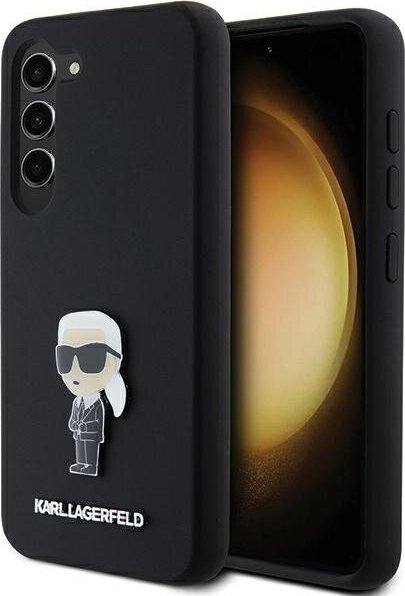 Kutia mbrojtëse Karl Lagerfeld KLHCS24MSMHKNPK, për Samsung Galaxy S24 Plus, silikon, e zezë