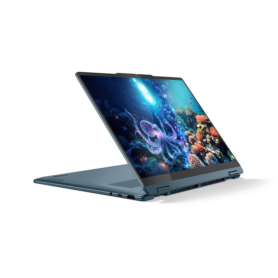 Laptop Lenovo Yoga 7 2-в-1 14AKP10, 14", AMD Ryzen AI 5, 16GB RAM, 512GB SSD, сина