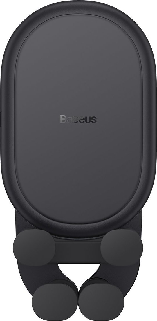 Mbajtëse telefoni për veturë Baseus Stable Gravitational, montim në grilë ajri, gravitetale, e zezë