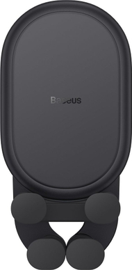 Mbajtëse telefoni për veturë Baseus Stable Gravitational, montim në grilë ajri, gravitetale, e zezë