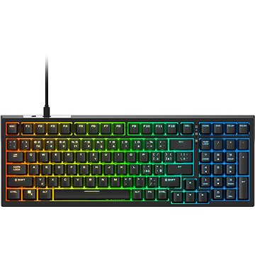 Tastierë Rapture FOXTROT Wired, Gateron G Pro 3.0 Red, CZ/SK, i zi