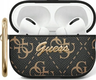 Куќиште Guess GUAP2PG4GPK за AirPods Pro 2, мотив 4G, црно