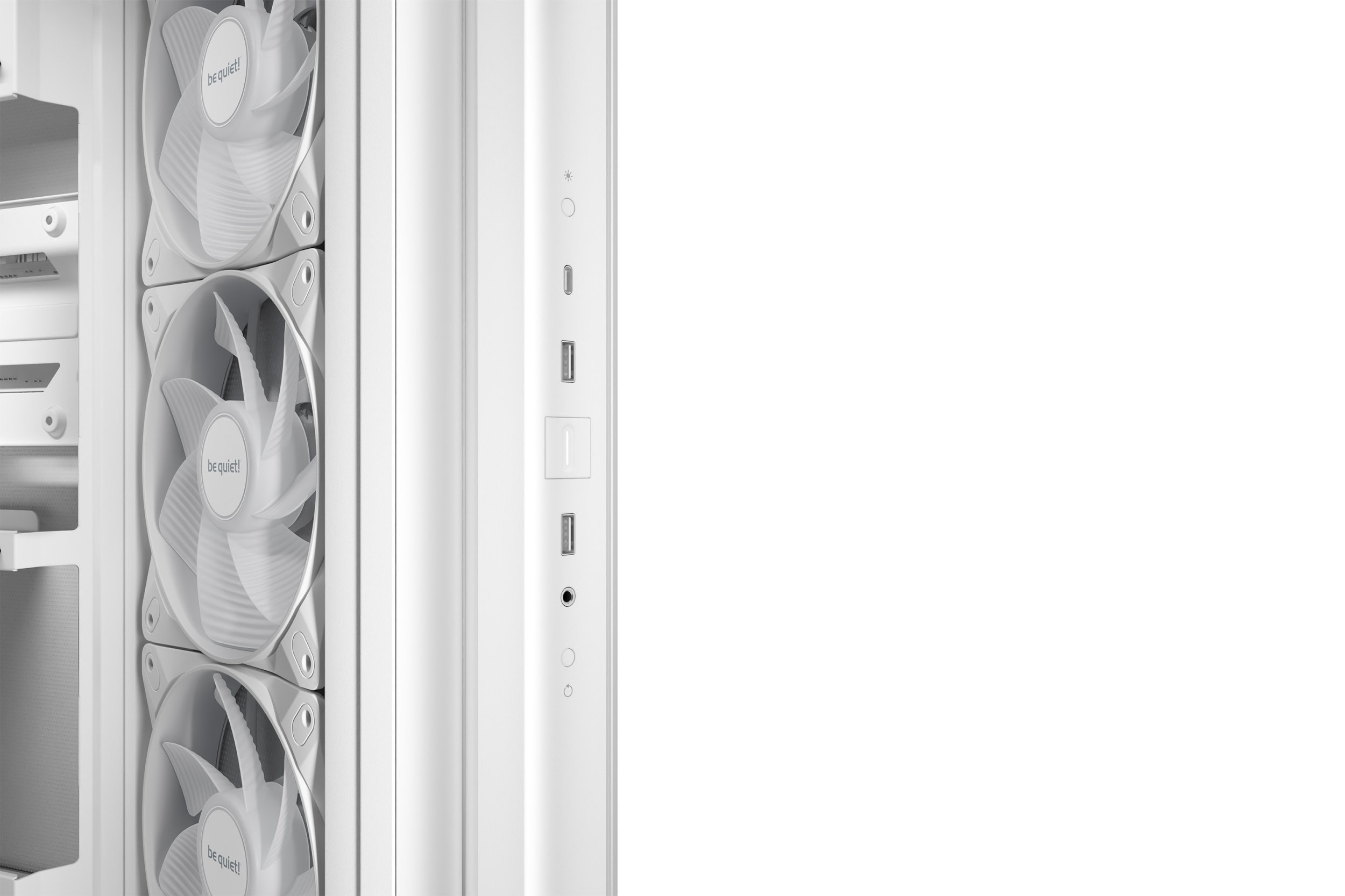 Kasa kompjuteri Be Quiet Light Base 500 LX, MIDI Tower, ATX, e bardhë