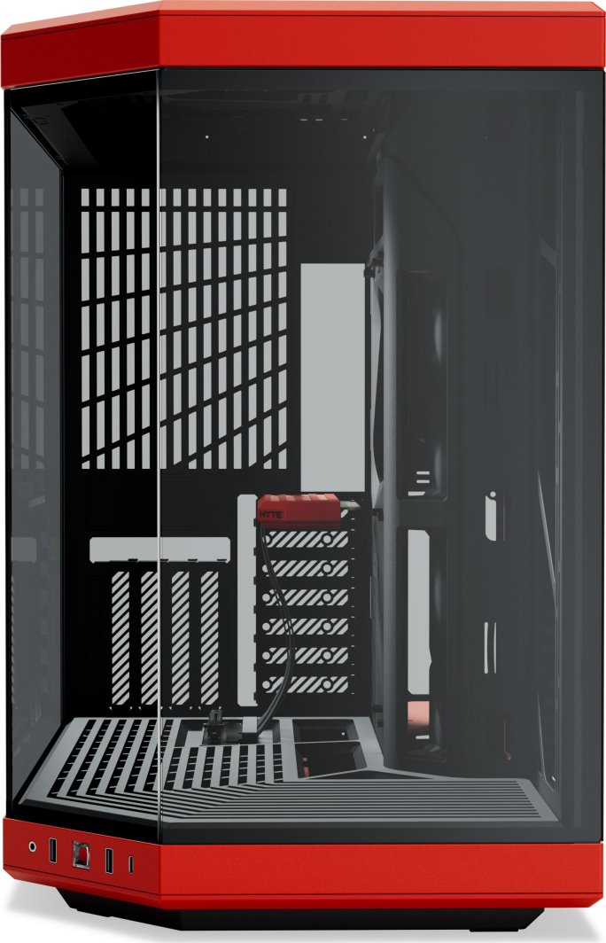 Kasë Hyte Y70, e zezë/ kuqe